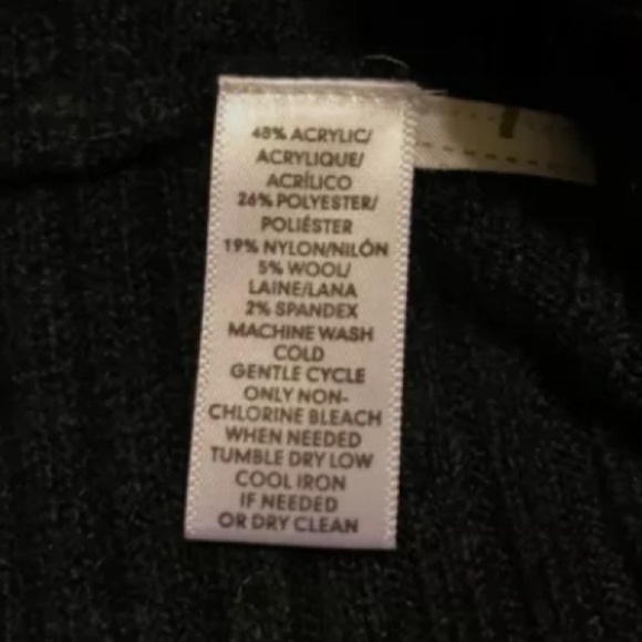 Lou & Grey Black Cowl Neck 3/4 Sleeve Soft Sweater women’s sz xs - Picture 6 of 6